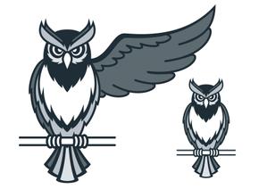 taka design (taka_design)さんの会社名の「owl」フクロウのキャラクターデザインへの提案