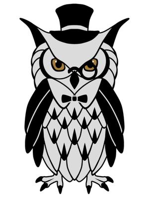 けもかも (kemokam0)さんの会社名の「owl」フクロウのキャラクターデザインへの提案