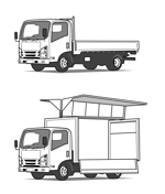 松本イチロウ (tora_jiroh)さんの自動車（トラック）の形状別イラストへの提案