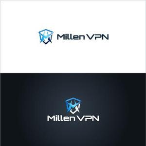 Zagato (Zagato)さんのVPNサービス「Millen VPN」のロゴ(通常＆アプリ用ロゴ2種)への提案