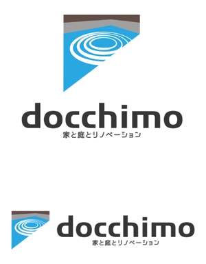 TEX597 (TEXTURE)さんのリノベーションブランド「docchimo」のロゴへの提案