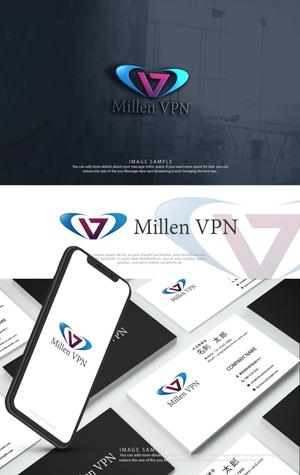NJONESKYDWS (NJONES)さんのVPNサービス「Millen VPN」のロゴ(通常＆アプリ用ロゴ2種)への提案