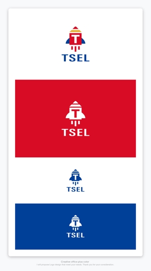 plus color (plus_color)さんのＥラーニングプラットフォーム「TSEL」のロゴデザインへの提案