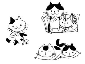 saisai (saisai)さんの猫のイラスト3種類 募集への提案