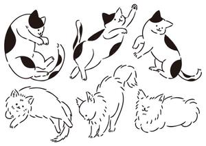 none ()さんの猫のイラスト3種類 募集への提案