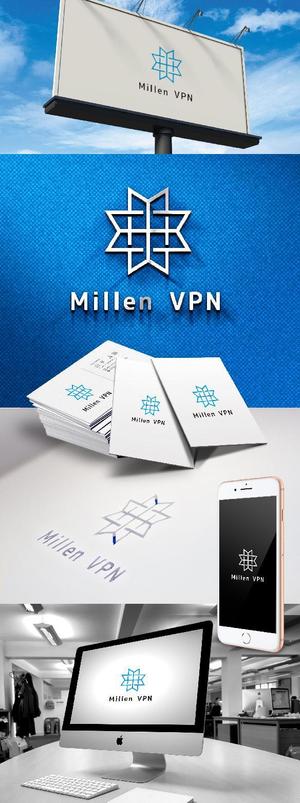 k_31 (katsu31)さんのVPNサービス「Millen VPN」のロゴ(通常＆アプリ用ロゴ2種)への提案