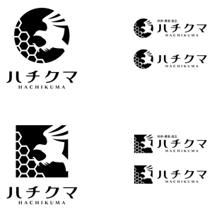 oo_design (oo_design)さんの企業ロゴ「ハチクマ」のロゴ作成への提案