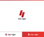 動画サムネ職人 (web-pro100)さんのタクティカルギア、ミリタリーギアショップサイト「tac-ops」のロゴへの提案