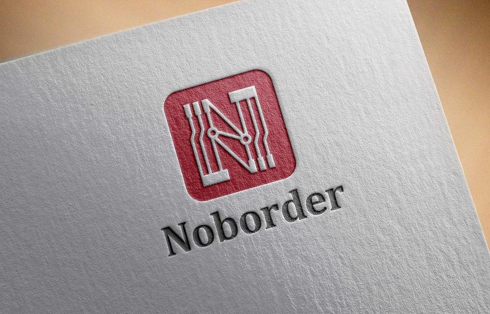 スタートアップ企業「Noborder」の自社コーポレートロゴ作成