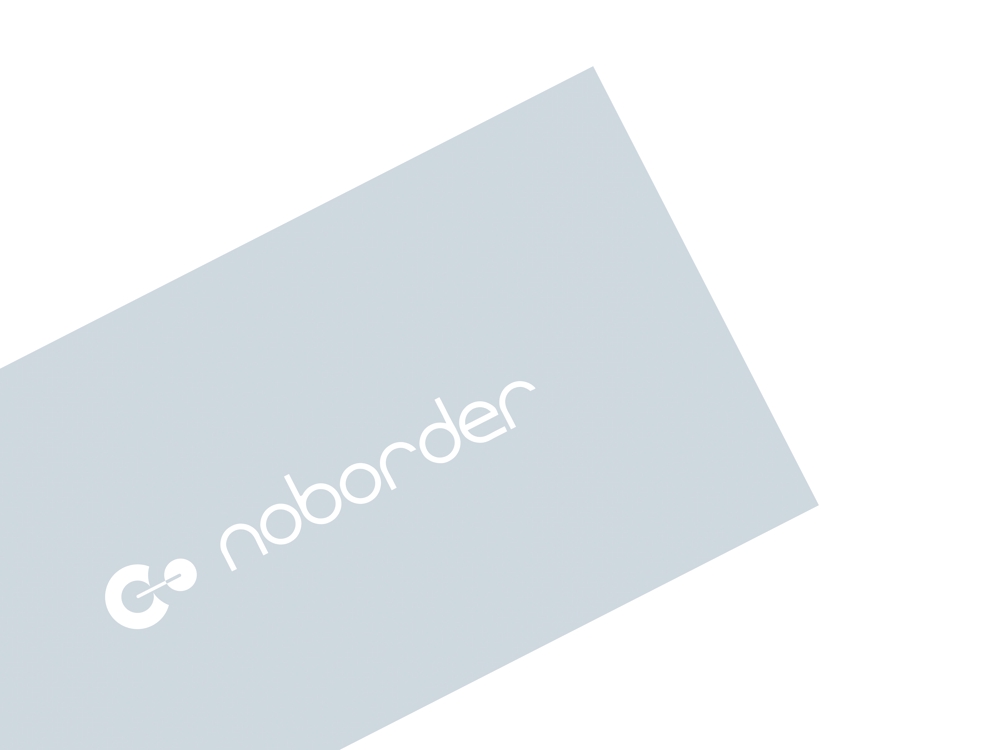 スタートアップ企業「Noborder」の自社コーポレートロゴ作成
