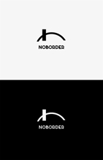 odo design (pekoodo)さんのスタートアップ企業「Noborder」の自社コーポレートロゴ作成への提案