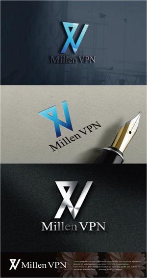 drkigawa (drkigawa)さんのVPNサービス「Millen VPN」のロゴ(通常＆アプリ用ロゴ2種)への提案