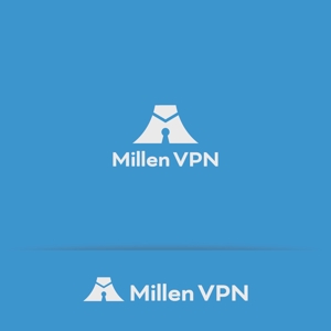 LLDESIGN (ichimaruyon)さんのVPNサービス「Millen VPN」のロゴ(通常＆アプリ用ロゴ2種)への提案