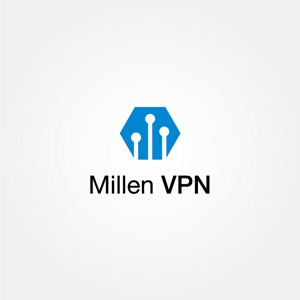 tanaka10 (tanaka10)さんのVPNサービス「Millen VPN」のロゴ(通常＆アプリ用ロゴ2種)への提案