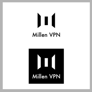 YUKI (yuki_uchiyamaynet)さんのVPNサービス「Millen VPN」のロゴ(通常＆アプリ用ロゴ2種)への提案