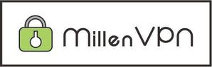 Cafe Kawashima (Kawaken_design)さんのVPNサービス「Millen VPN」のロゴ(通常＆アプリ用ロゴ2種)への提案