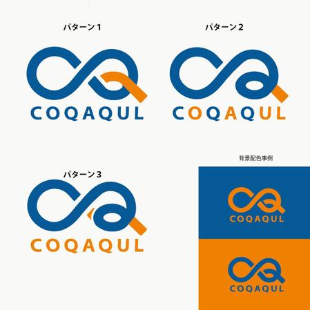 ブルー510 (blue510)さんの自社サービス【COQAQUL】のロゴ制作への提案