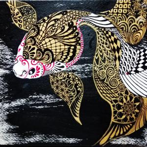 kaoriko THE TGA (mosaji)さんのお寺の天井絵イラストへの提案