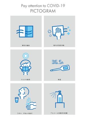 ARCH design (serierise)さんのコロナ対策説明用 ピクトグラム風のイラスト（全国の観光施設に無償提供！）への提案