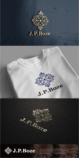 drkigawa (drkigawa)さんのスクールショップ男子学生服PB商品ロゴを将来イメージしている。店名ロゴ「J.P.Boze」をへの提案