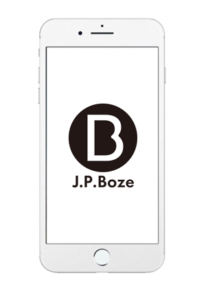 KT (KANJI01)さんのスクールショップ男子学生服PB商品ロゴを将来イメージしている。店名ロゴ「J.P.Boze」をへの提案