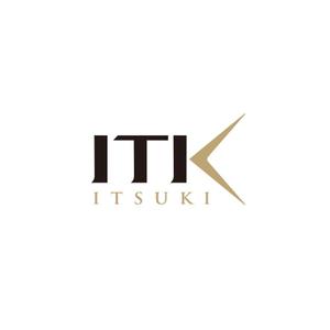 graph (graph70)さんの白と黒と金の３色使い、ITKの３文字をベースにしたロゴ　への提案