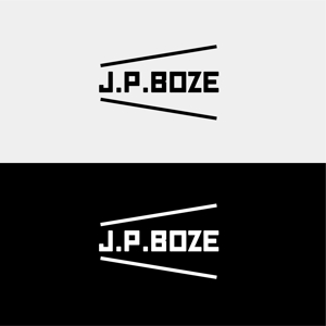 landscape (landscape)さんのスクールショップ男子学生服PB商品ロゴを将来イメージしている。店名ロゴ「J.P.Boze」をへの提案