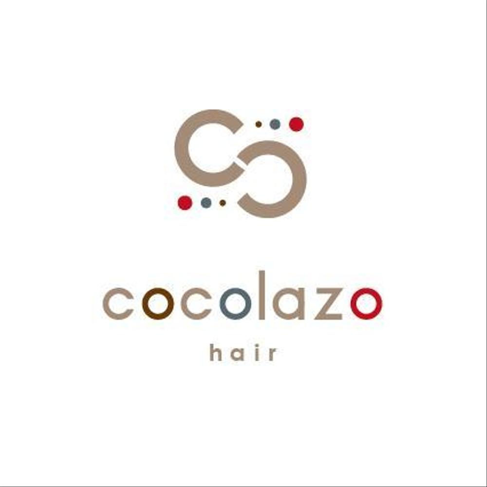 「Cocolazo　hair」のロゴ作成