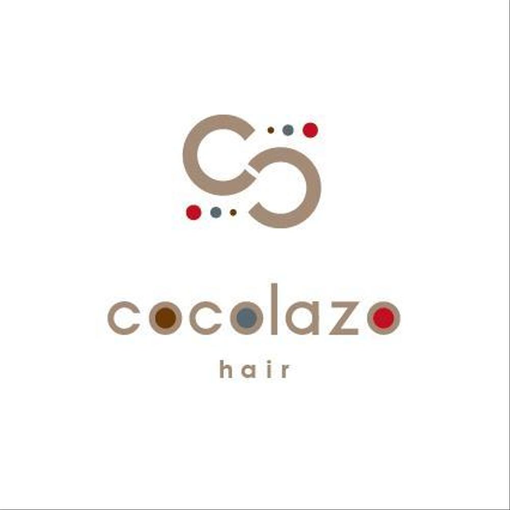 「Cocolazo　hair」のロゴ作成