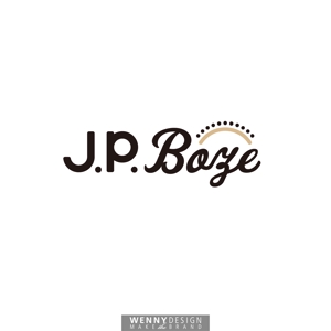 WENNYDESIGN (WENNYDESIGN_TATSUYA)さんのスクールショップ男子学生服PB商品ロゴを将来イメージしている。店名ロゴ「J.P.Boze」をへの提案