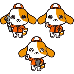 ishida ()さんの犬のキャラクターデザインへの提案