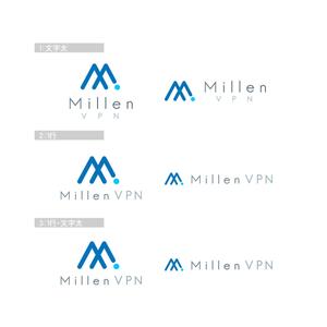 ELDORADO (syotagoto)さんのVPNサービス「Millen VPN」のロゴ(通常＆アプリ用ロゴ2種)への提案