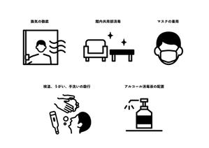 MH (MHMH)さんのコロナ対策説明用 ピクトグラム風のイラスト（全国の観光施設に無償提供！）への提案