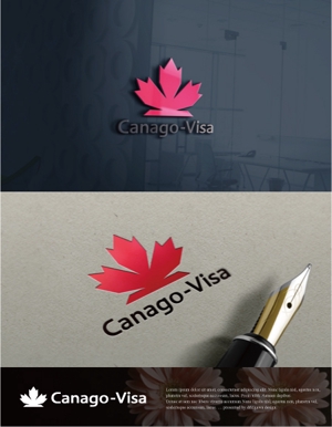 drkigawa (drkigawa)さんのシンプルなロゴが得意な方：「Canago-Visa」の「ピクチャーロゴ」「抽象ロゴ」募集 への提案