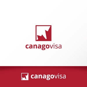 カタチデザイン (katachidesign)さんのシンプルなロゴが得意な方：「Canago-Visa」の「ピクチャーロゴ」「抽象ロゴ」募集 への提案