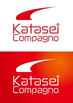 アトリエ15 (atelier15)さんのサイクリングチーム  「Katasei Compagno」の　ロゴへの提案