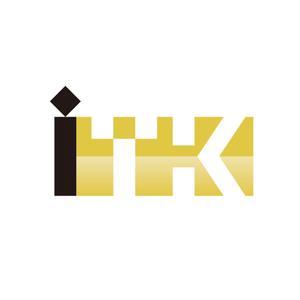 Komoto Graphic (komoto)さんの白と黒と金の３色使い、ITKの３文字をベースにしたロゴ　への提案