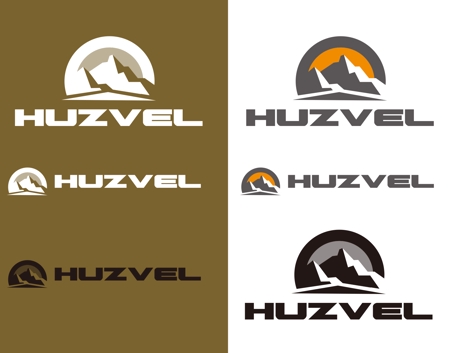 新しいアウトドアブランド Huzvel のロゴの仕事 依頼 料金 ロゴ作成 デザインの仕事 クラウドソーシング ランサーズ Id