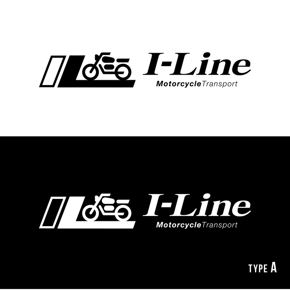 バイク輸送会社のロゴ作成のお願い