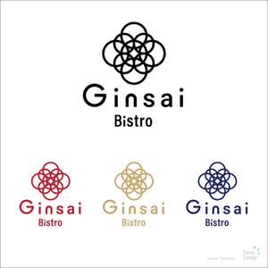 SwayDesign (swaydesign)さんのレストラン　「Bistro Ginsai」のロゴ作成の依頼への提案