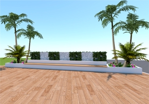 ISHIKURA DESIGN (i_design1)さんの会社の庭のオブジェのデザインへの提案