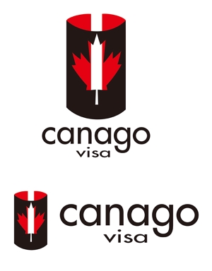 田中　威 (dd51)さんのシンプルなロゴが得意な方：「Canago-Visa」の「ピクチャーロゴ」「抽象ロゴ」募集 への提案