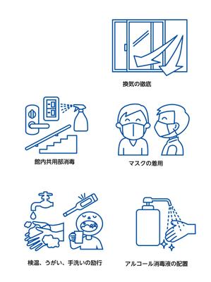 og_sun (og_sun)さんのコロナ対策説明用 ピクトグラム風のイラスト（全国の観光施設に無償提供！）への提案