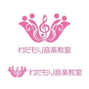 j-design (j-design)さんの音楽教室「わだもり音楽教室」のロゴへの提案