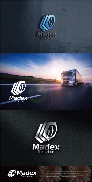 drkigawa (drkigawa)さんの運送会社Madex Service（マデックスサービス）のロゴへの提案