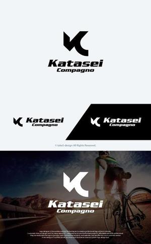 take5-design (take5-design)さんのサイクリングチーム  「Katasei Compagno」の　ロゴへの提案