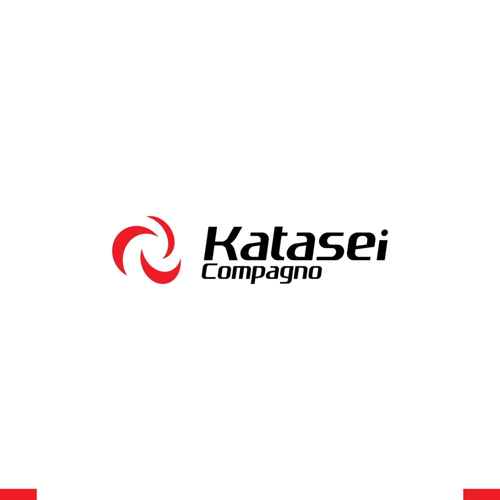 サイクリングチーム  「Katasei Compagno」の　ロゴ