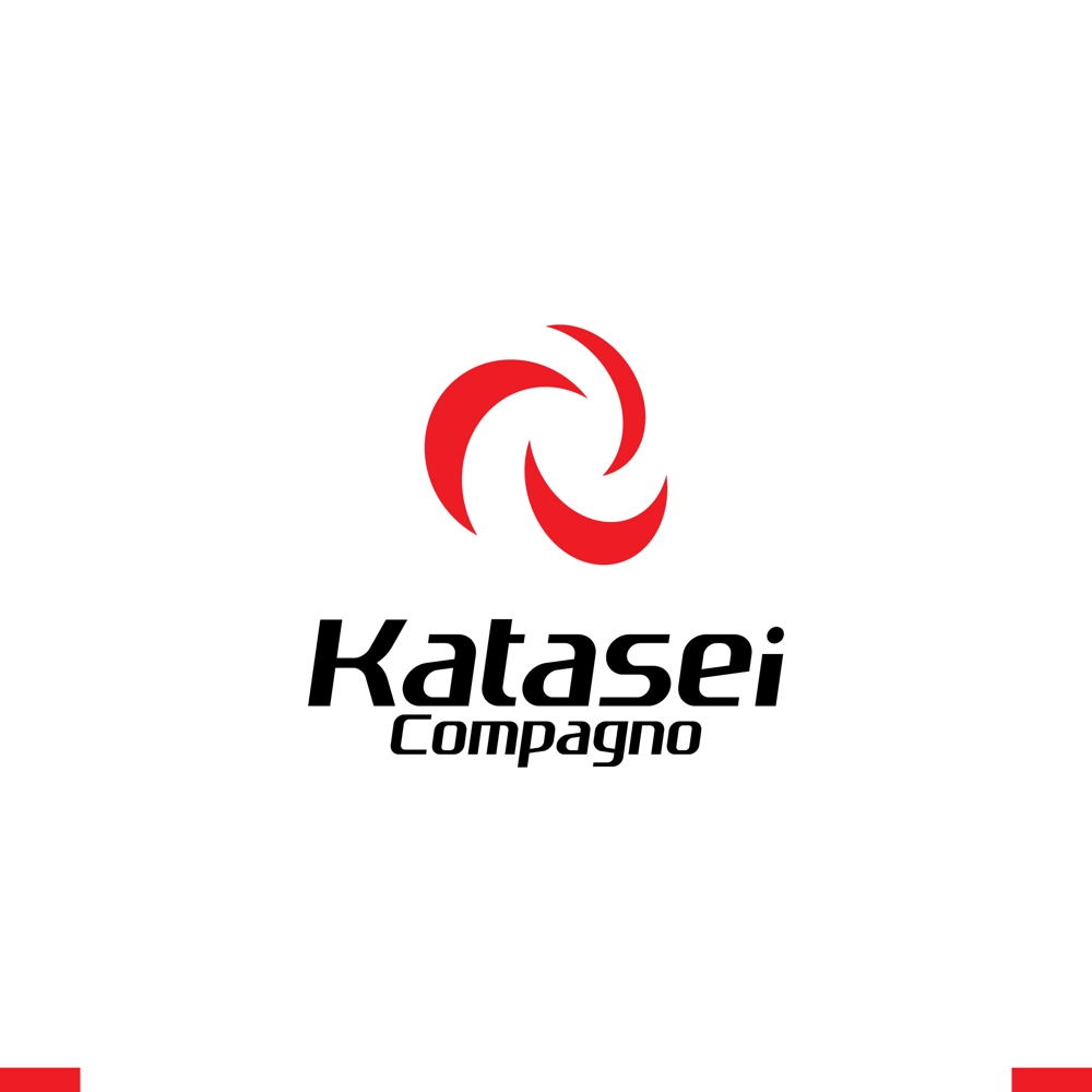 サイクリングチーム  「Katasei Compagno」の　ロゴ