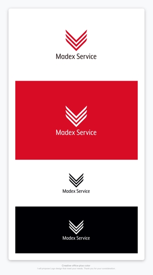plus color (plus_color)さんの運送会社Madex Service（マデックスサービス）のロゴへの提案