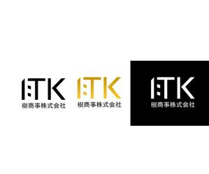 hope2017 (hope2017)さんの白と黒と金の３色使い、ITKの３文字をベースにしたロゴ　への提案